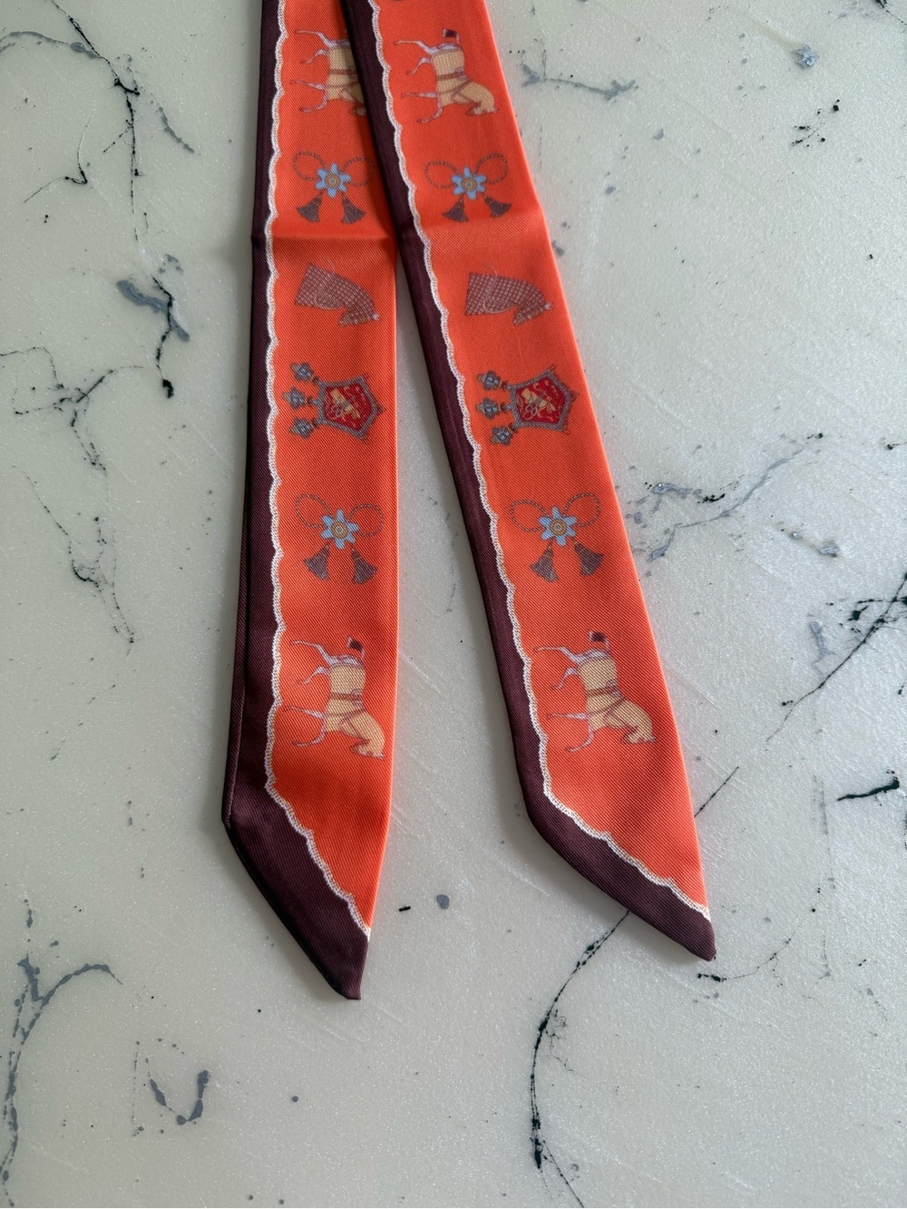 NEW | TWILLY ORANGE HORSE CARRIAGE BAG ACCESSORY